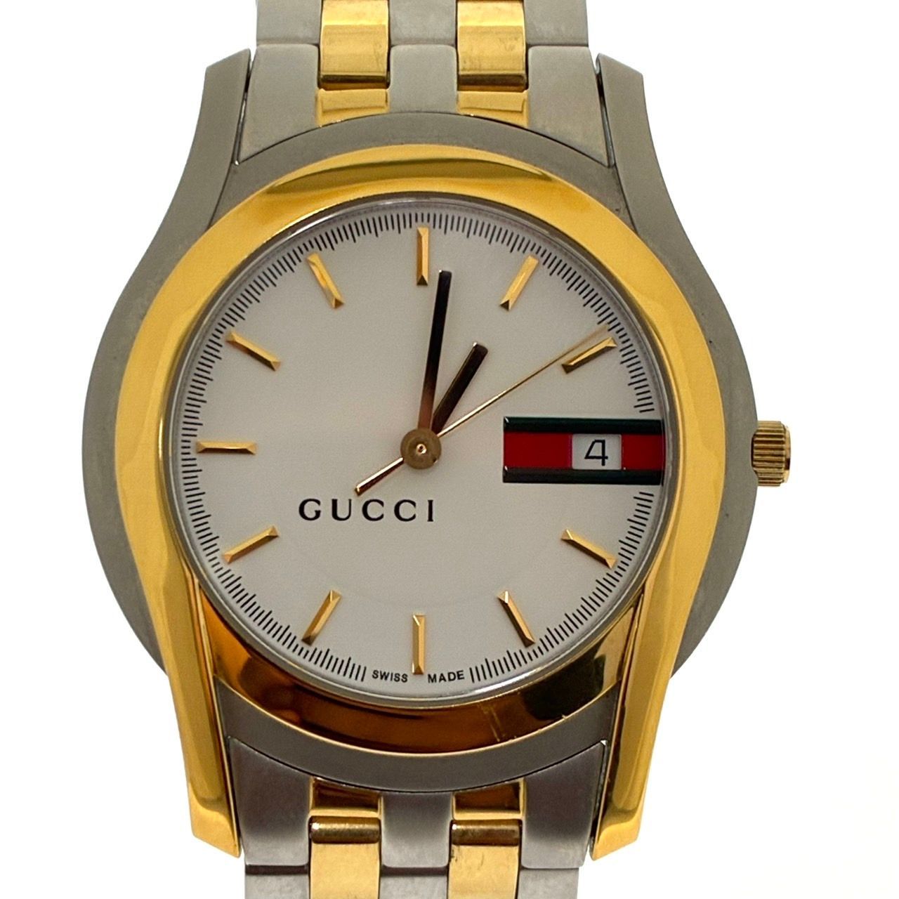 稼働品 GUCCI グッチ 腕時計 5500M Gクラス シェリー