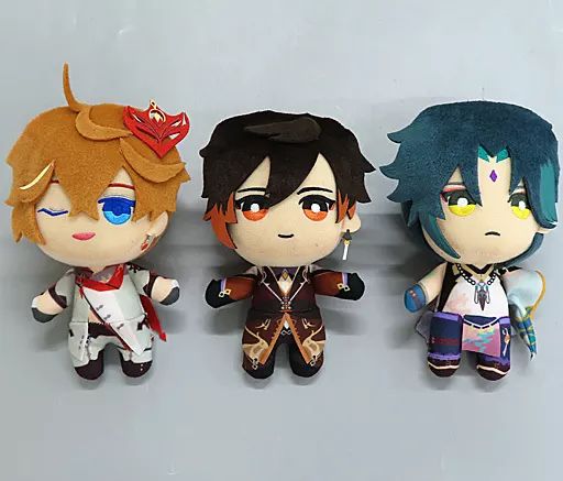 中古】ぬいぐるみ 全3種セット ともぬい～タルタリヤ・鐘離