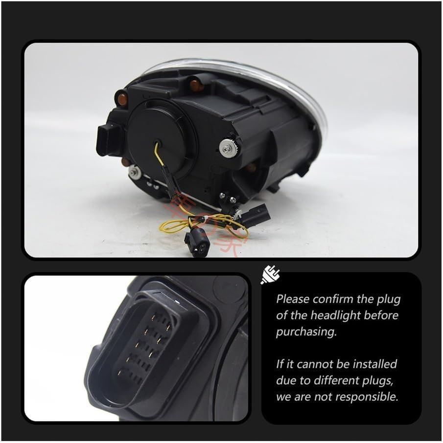 VWビートル2013-2020ヘッドランプまたはキセノンヘッドライトデュアルプロジェクターFACELIFT自動車照明アセンブリ交換用車照明ヘッドライト