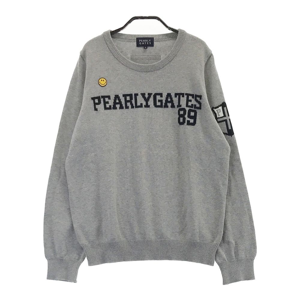 美品】パーリーゲイツ ハーフジップニット 裏地メッシュ