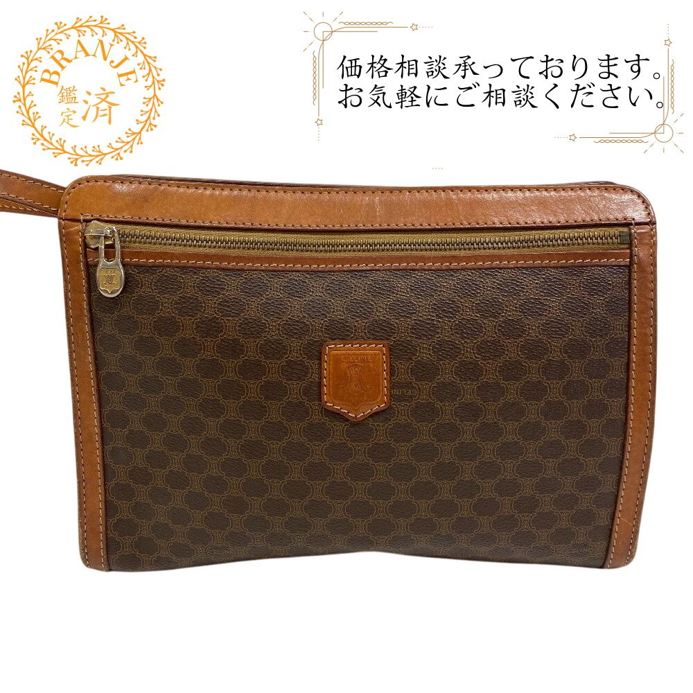 良品 セリーヌ ヴィンテージ マカダム柄 クラッチバッグ 鞄 レディース メンズ CELINE（クラッチバッグ）のフリマアイテム一覧