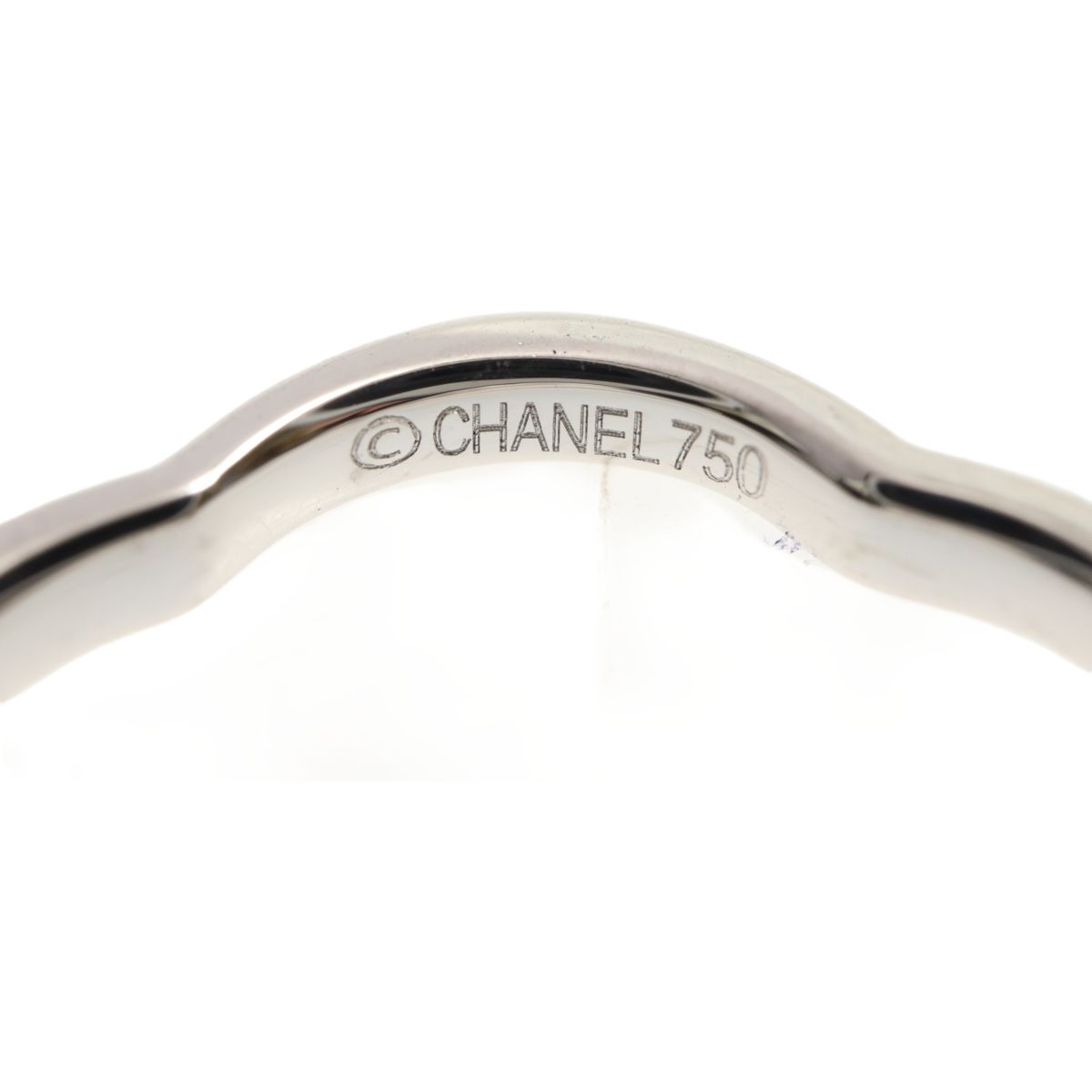 CHANEL シャネル 750WG 18金ホワイトゴールドK18 ダイヤ1P