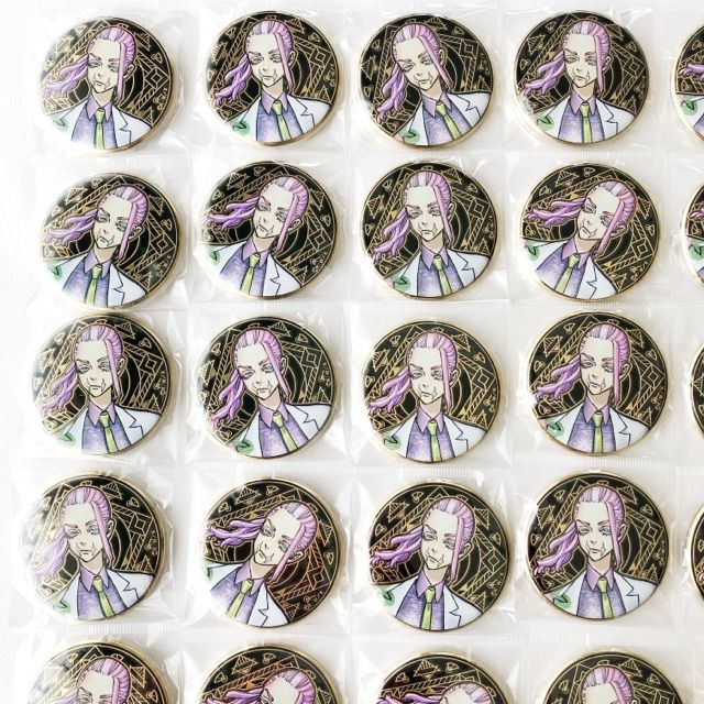 東京リベンジャーズ 東リべ 原画展 アルティメタル缶バッジ 三途春千夜 70点【I1301-007】106 東京リベンジャーズ 東リべ 原画展 アルティメタル缶バッジ 三途