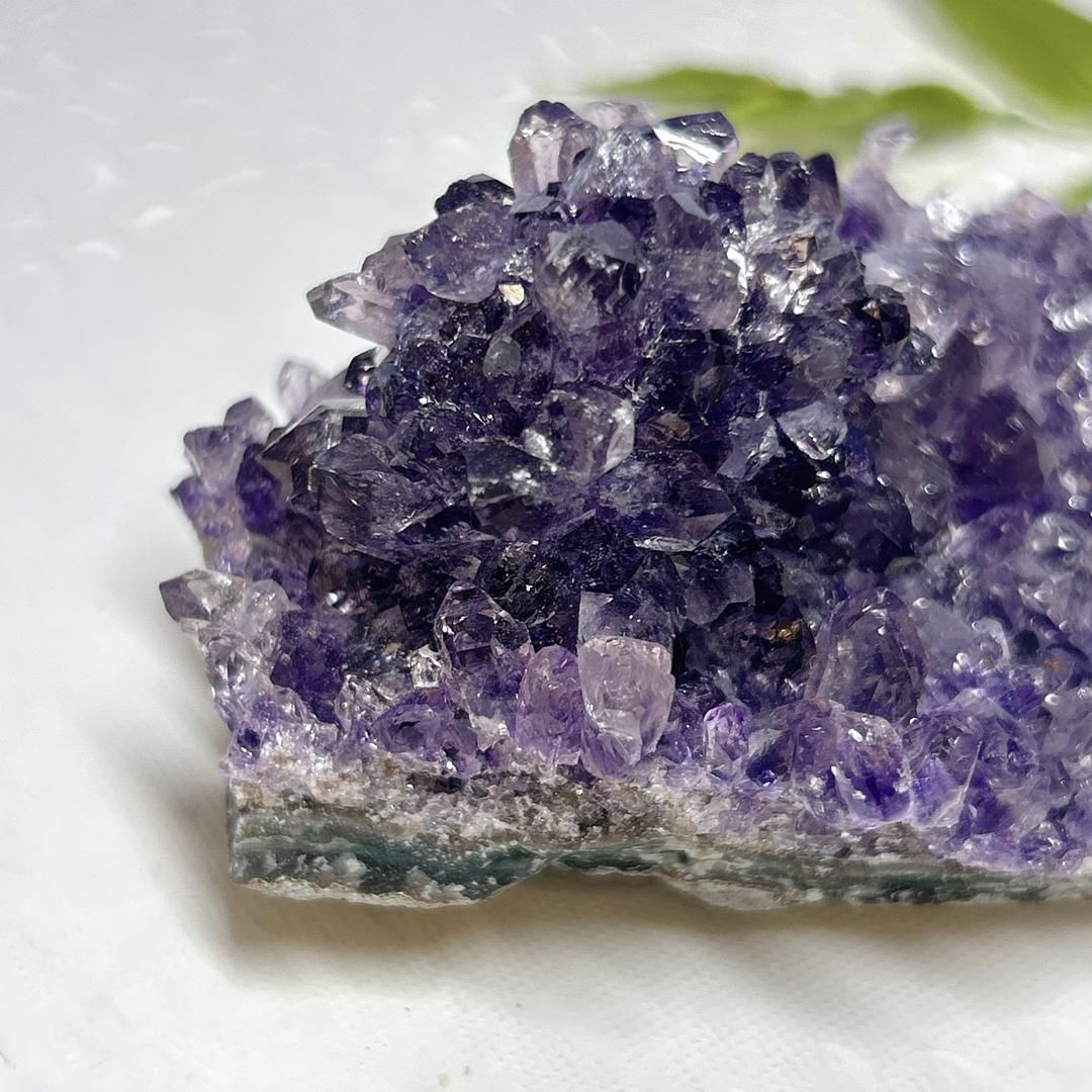 アメジスト 原石 クラスター パワーストーン アクリル台座付き