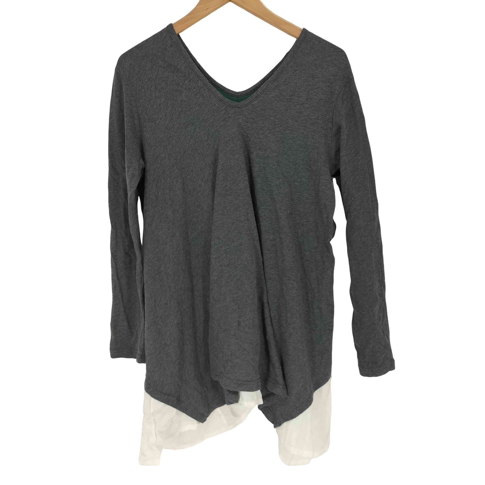 ワイズ Ys マルチカラー切り替えフレアカットソー レディース 表記無