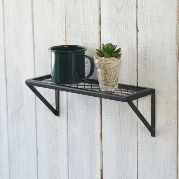 ウォールシェルフ シェルフ 棚 おしゃれ アイアンシェルフ 壁掛け ラック diy ウォールラック ワイヤーシェルフ アンティーク 収納 飾り棚 キッチン トイレ