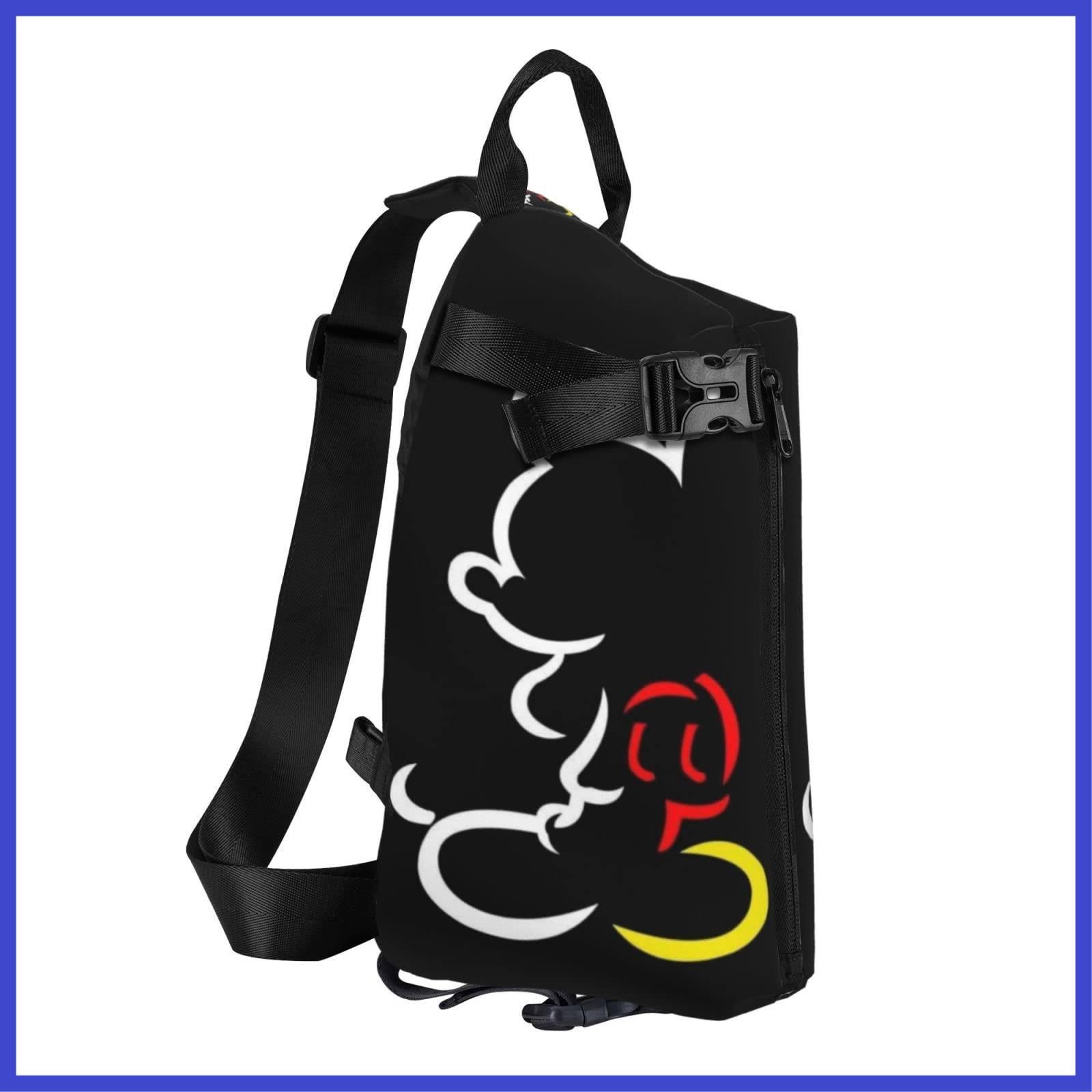 ミッキーマウス ボディバッグ メンズ 大容量 斜め掛けショルダーバッグ