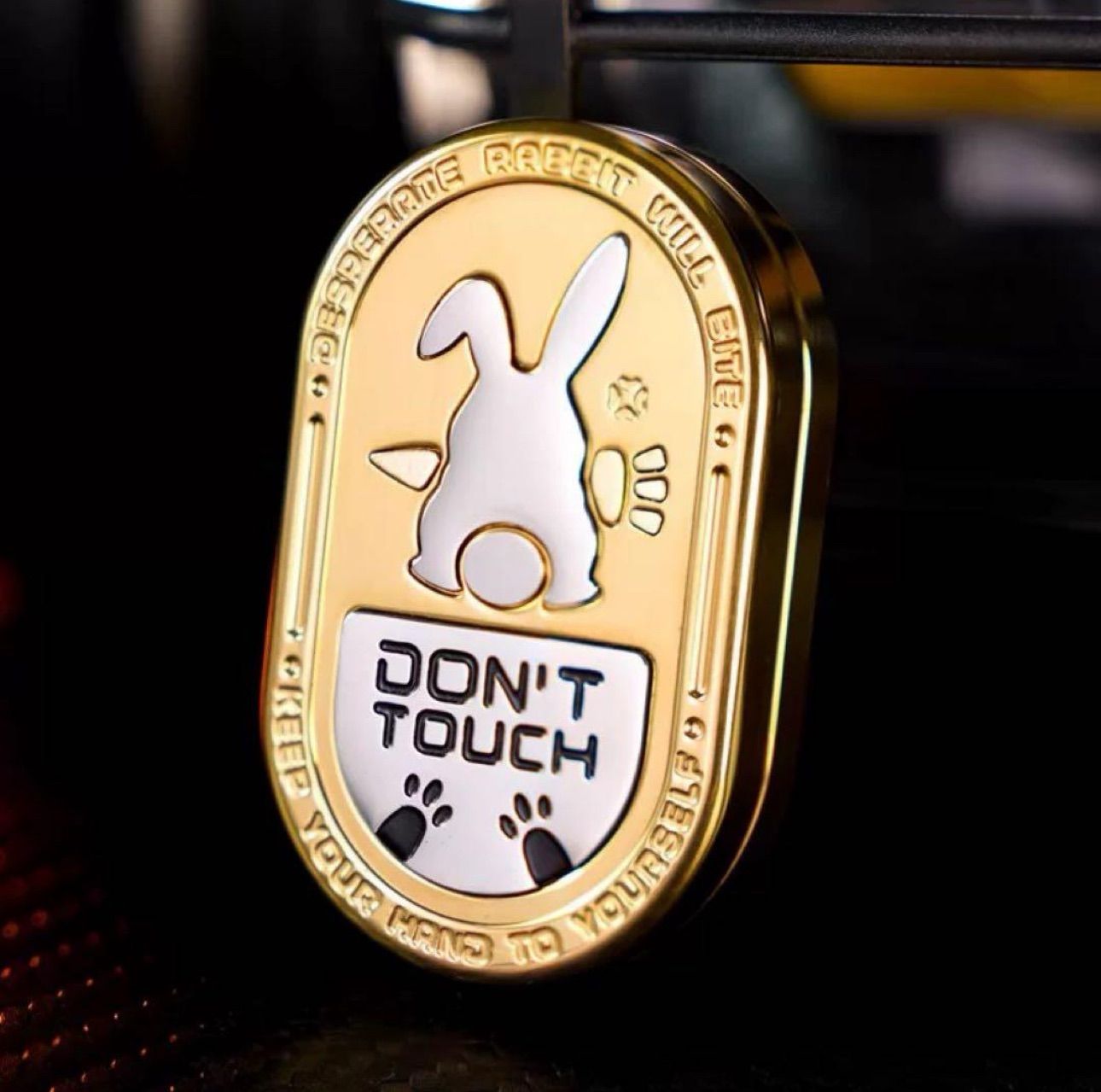 未開封ラビット フィジェットトイ EDC ハンドスピナー ケース付き