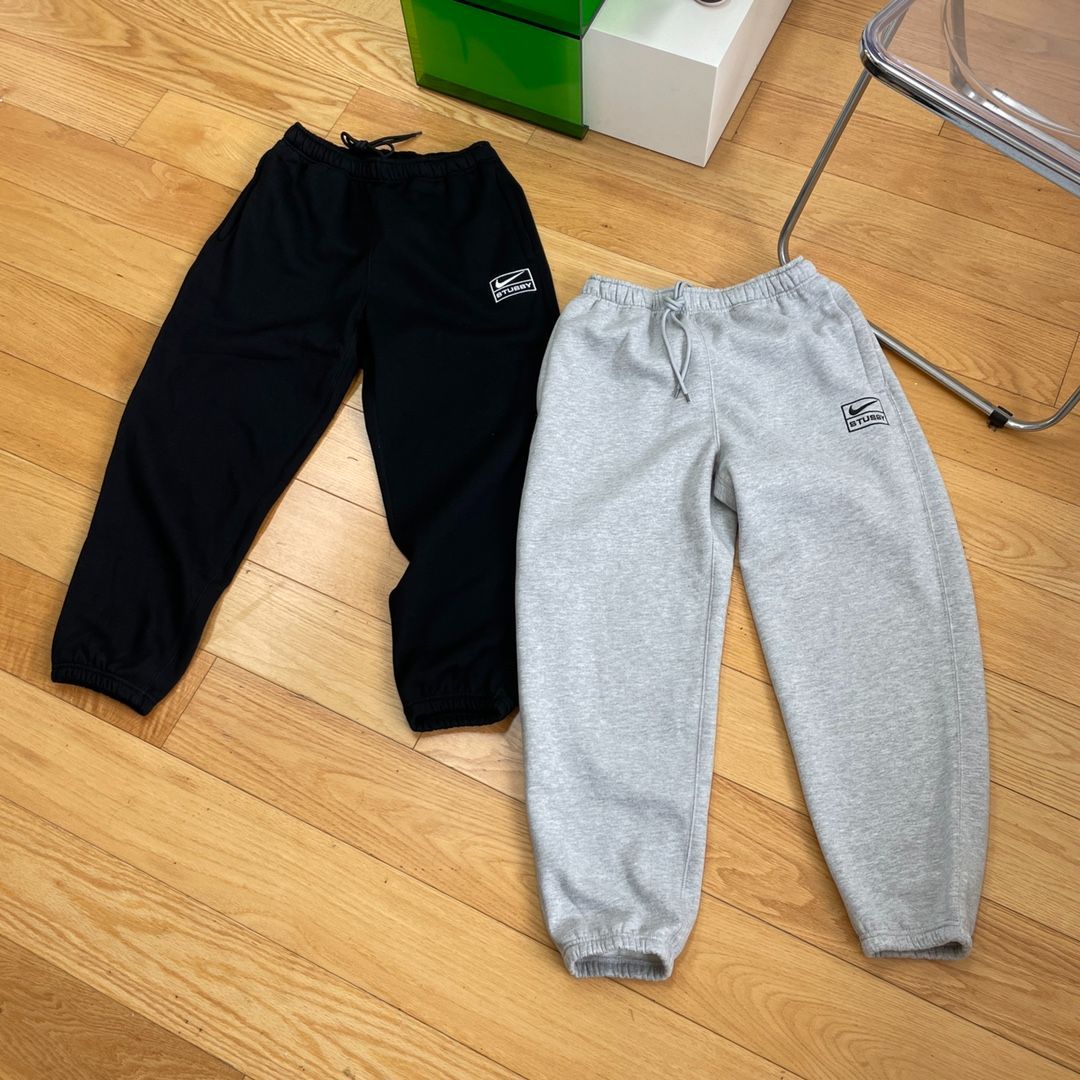 NIKE stussy ステューシー ナイキスェットパンツ NIKE STUSSY グレー