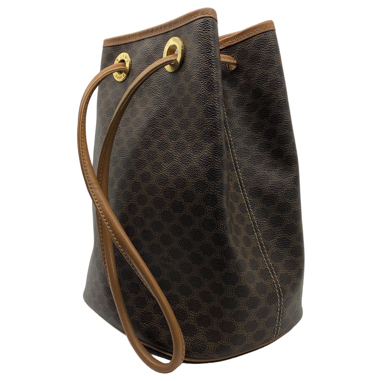 マカダム柄 CELINE CELINE(セリーヌ) 巾着 ショルダーバッグ セリーヌ 