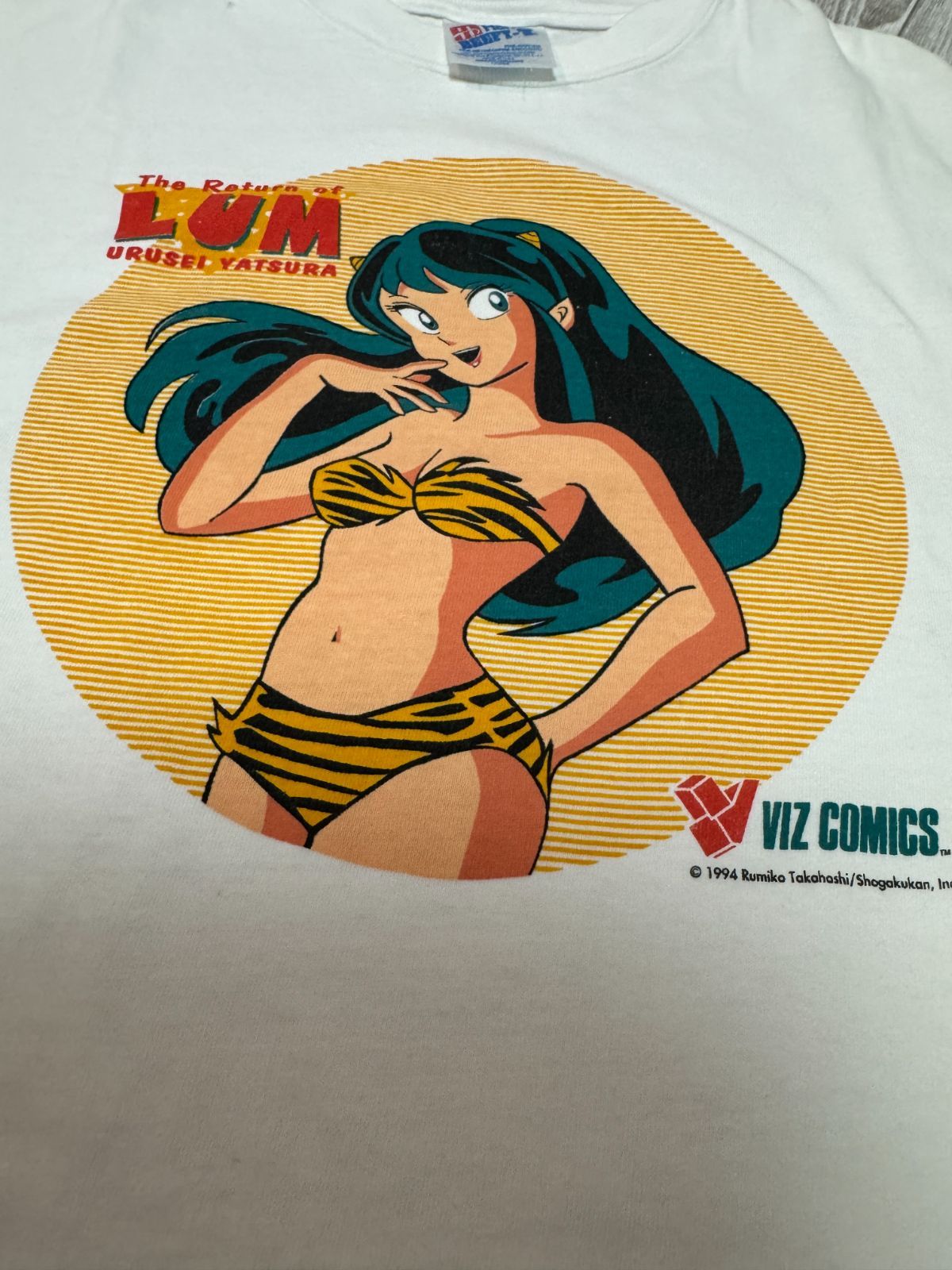 90s ラムちゃん うる星やつら Tシャツ Lサイズ HANESボディ