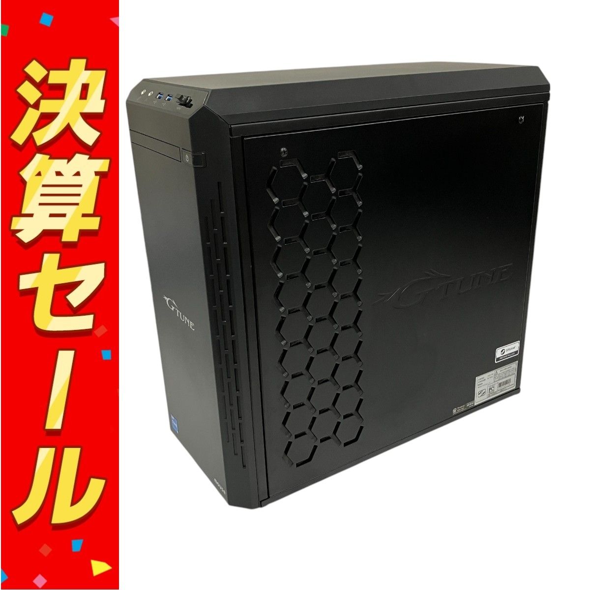動作OK】SSDとHDD 計220GB mouse デスクトップパソコン