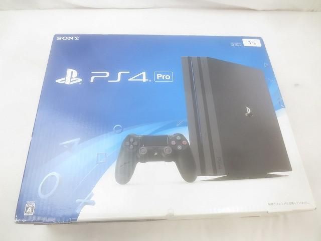 品 ゲーム プレイステーション4 PS4本体 Pro CUH-7000B ジェット ブラック 動作品 箱 電源ケーブル付き