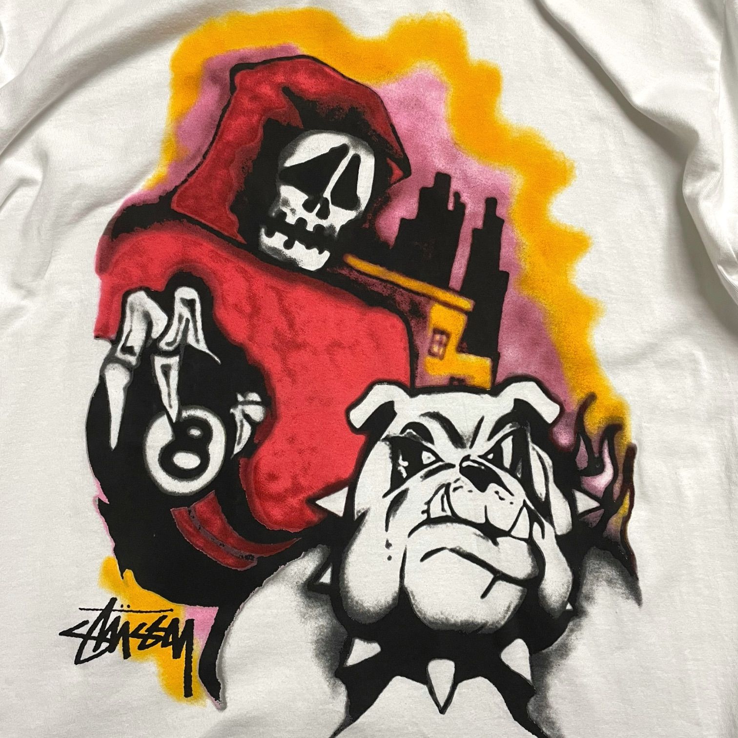 美品】国内正規 STUSSY ステューシー 8ボール 死神(リーパー