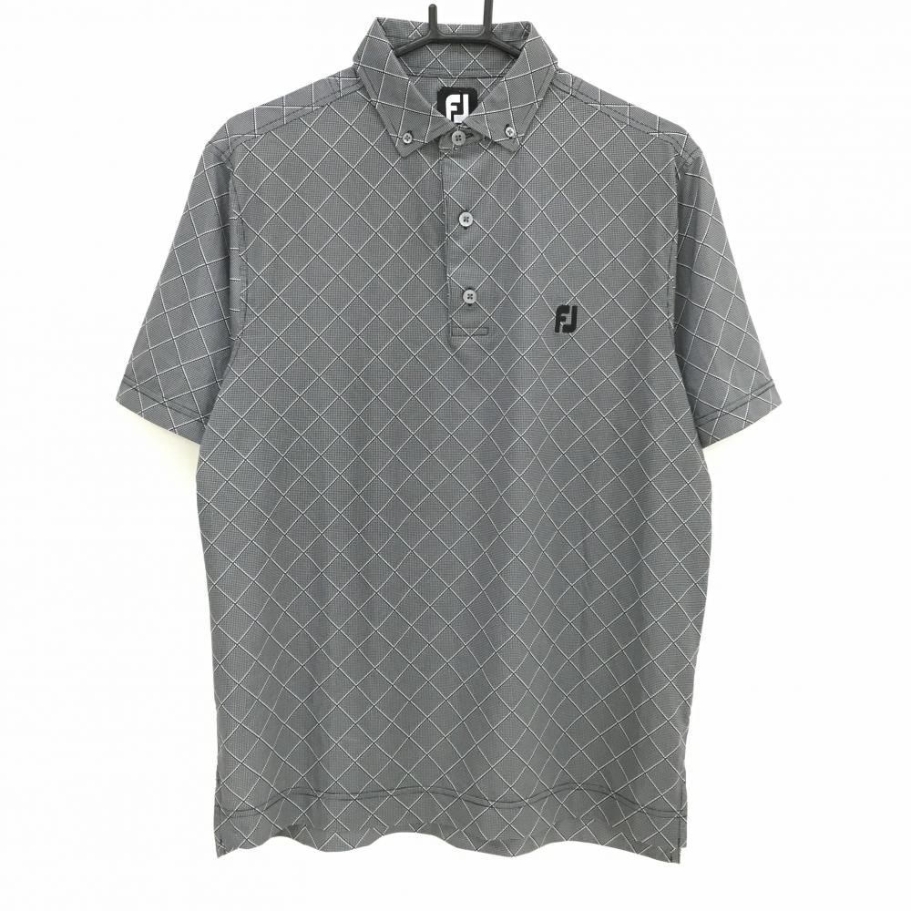 フットジョイブラックCHECKゴルフウェア フットジョイ チェックジャ