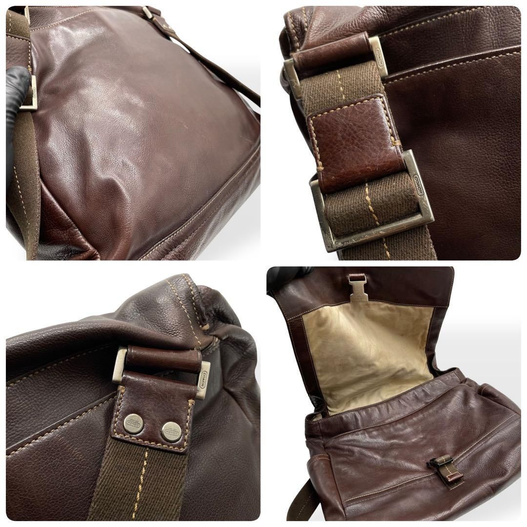 美品 COACH ショルダーバッグ メッセンジャーバッグ 70009