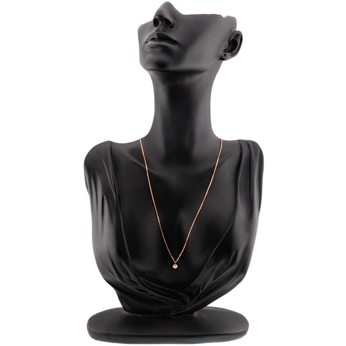 ダイヤ 0.362ct K18 PG ネックレス 45cm ピンクゴールド 750 Diamond Necklace 90298597 NEXPOTALLINN_EU