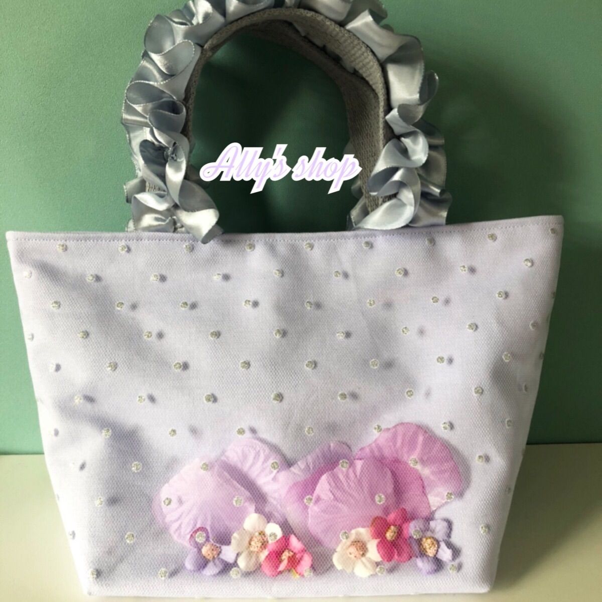 ラプンツェル風 ハンドメイド ハンドバッグ キッズ 女の子 プリンセス 