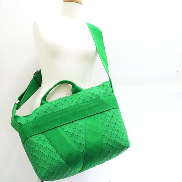 BOTTEGA VENETA 2WAYバッグ ラバー 679705 グリーン 緑 ショルダー 
