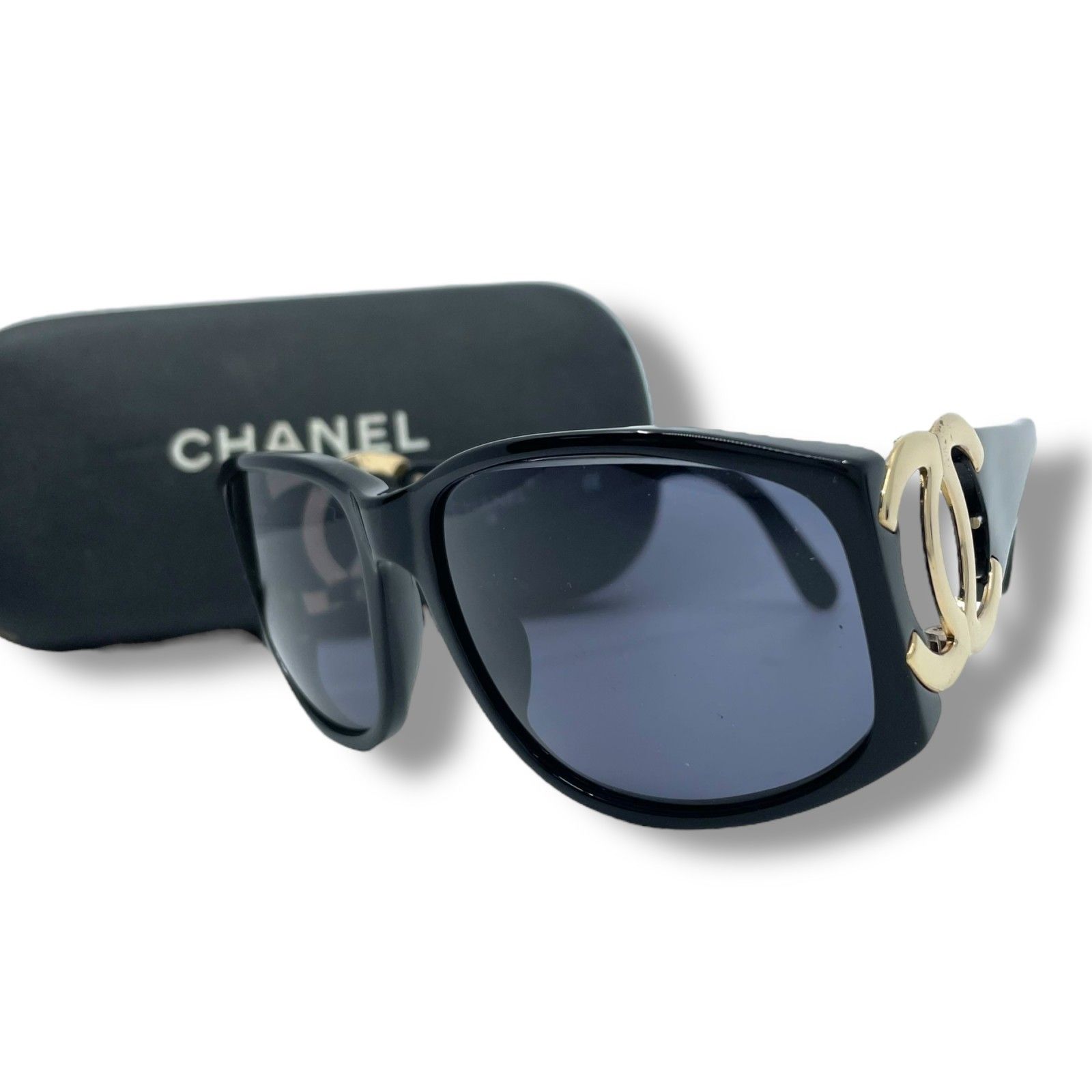 【美品】シャネル CHANEL ココマーク サングラス/02461 CHANEL シャネル ココマーク サングラス 02461 91235 P29567V