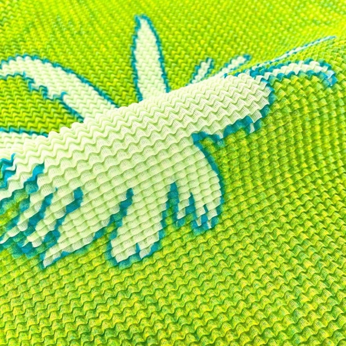 ミー ワッフルプリーツカットソー