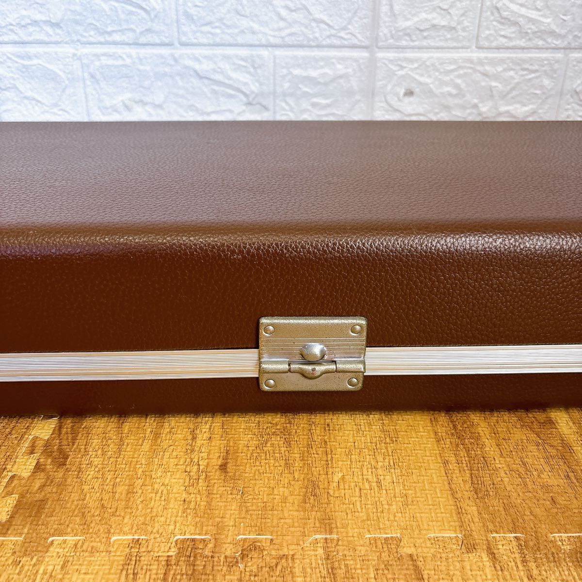 レザー調 ブラウン