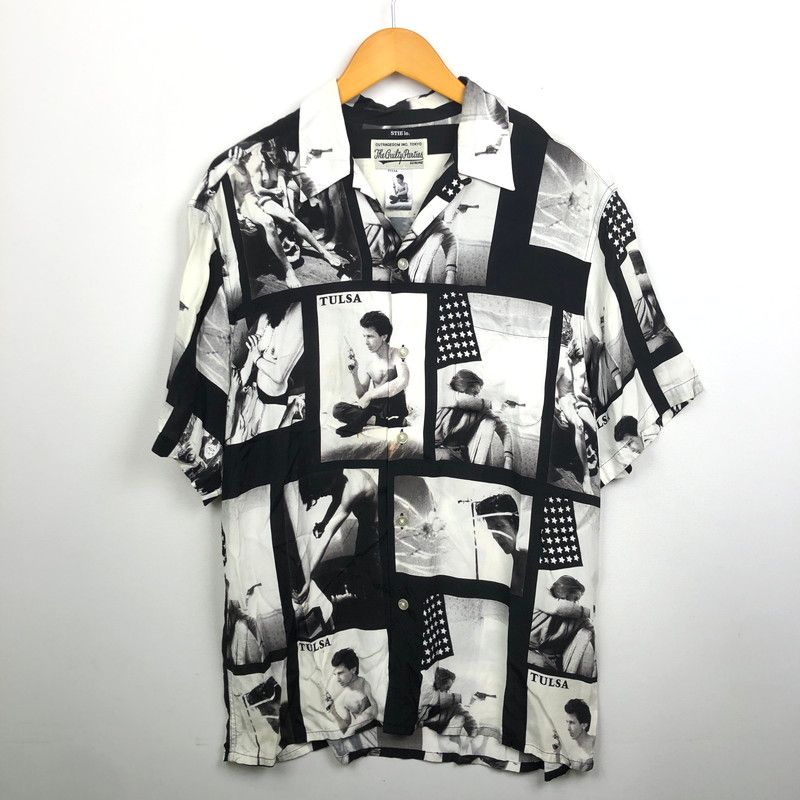 品 WACKO MARIA ワコマリア LARRY CLARK S|S HAWAIIAN SHIRT TULSA ラリー クラーク ショートスリーブ ハワイアン シャツ タルサ 半袖 トップス 140-250926-KS-01-tei