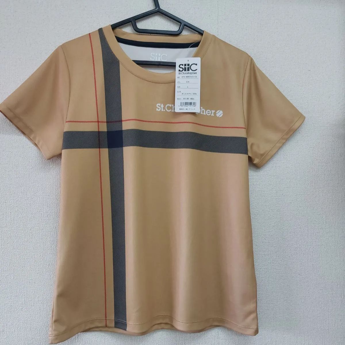 新品 St Christopher レディス クロスラインゲームシャツ