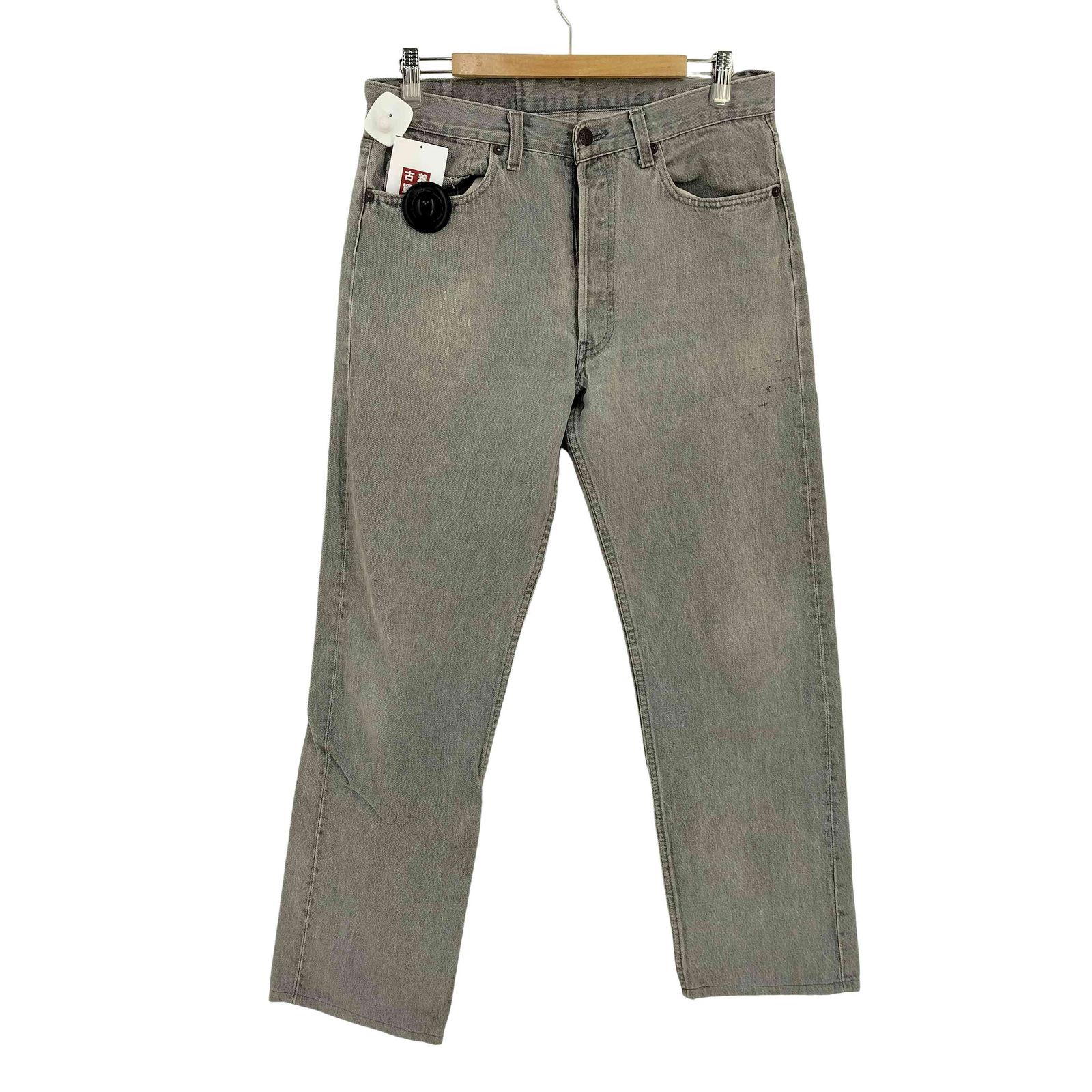 Levis リーバイス501 先染めグレー USA製 ボタン裏532 w34 リーバイス Levis USA製 ボタン裏532刻印 501 先染め グレー デニム