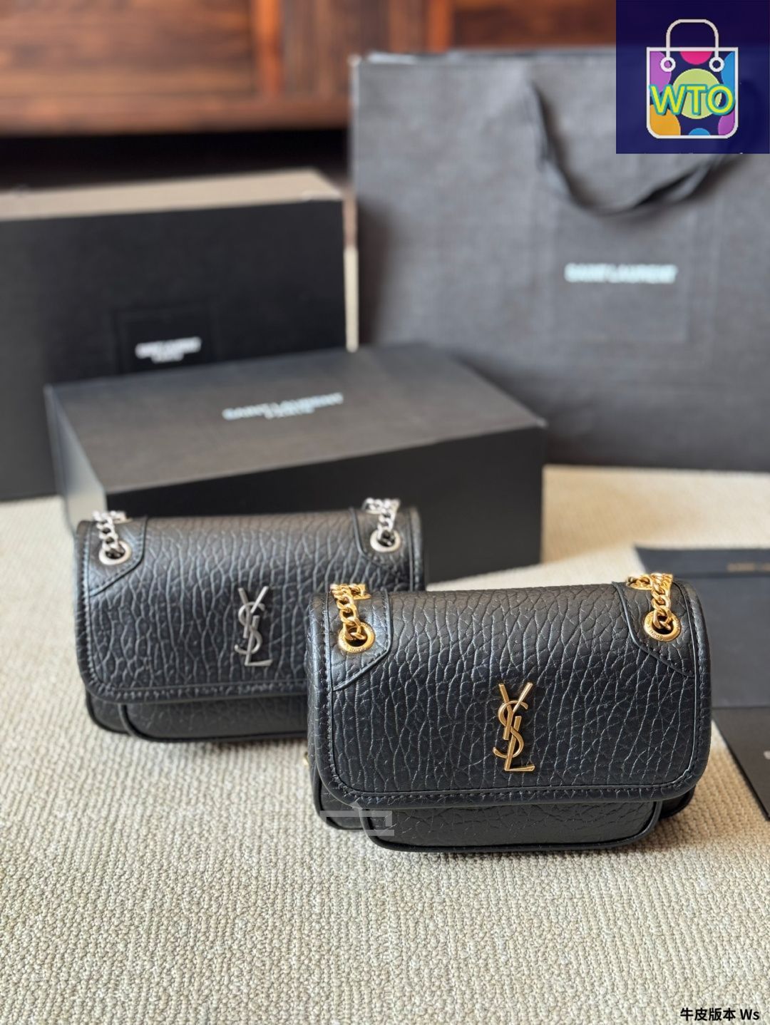 税関送料込★SAINT LAURENT★ニキカッサンドル バッグ SAINT LAURENT ニキ ミニバッグ ? 18×15cm [本日特価|新品未使用
