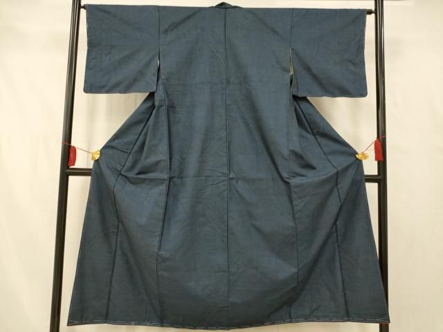 平和屋着物○本場大島紬 9マルキ 流水草花文 正絹 逸品 AAAU0147np 平和屋