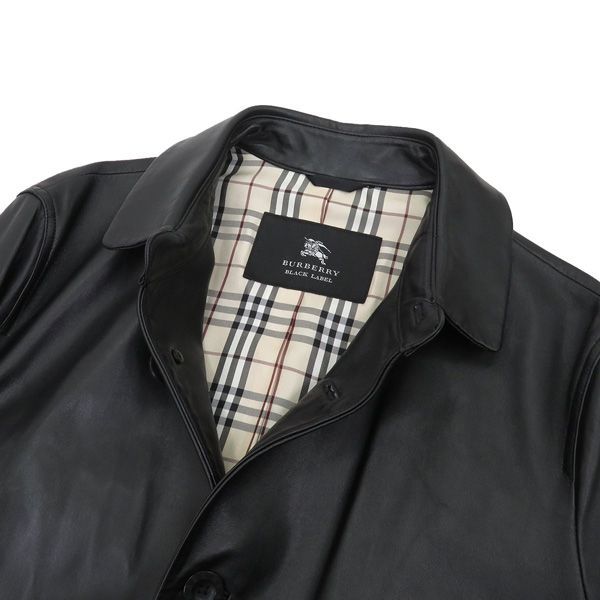 【美品】バーバリー ブラックレーベル LL 黒 ノバチェック BURBERRY BLACK LABEL バーバリーブラックレーベル ノバチェック