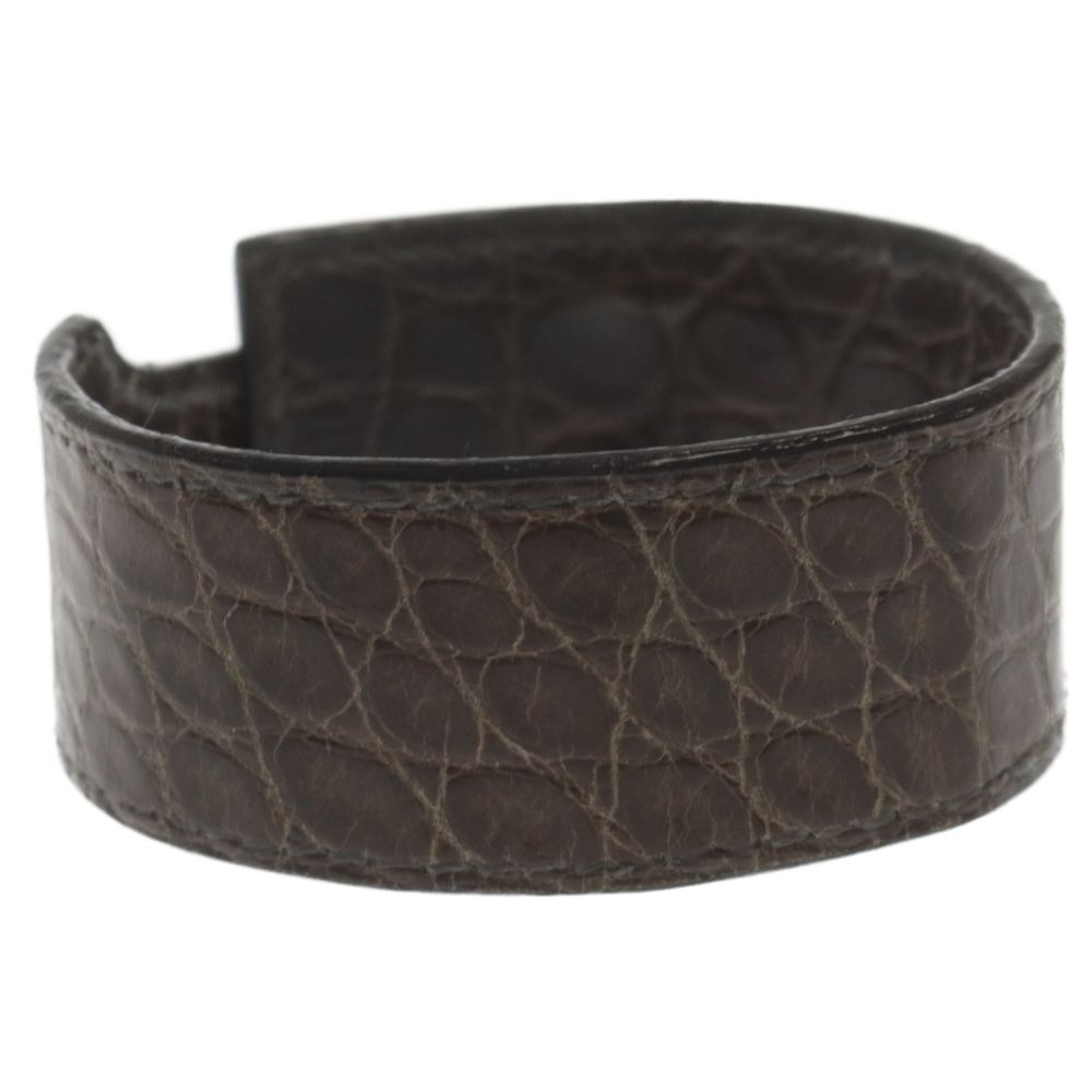 エルメス トゥアレグ アルテミス ブレスレット アリゲーター ブラウン 4038