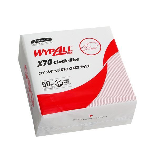まとめ 紙クレシアワイプオールX70 クロスライク 6つ折り Lサイズ 60375 1パック 50枚 ×3セット
