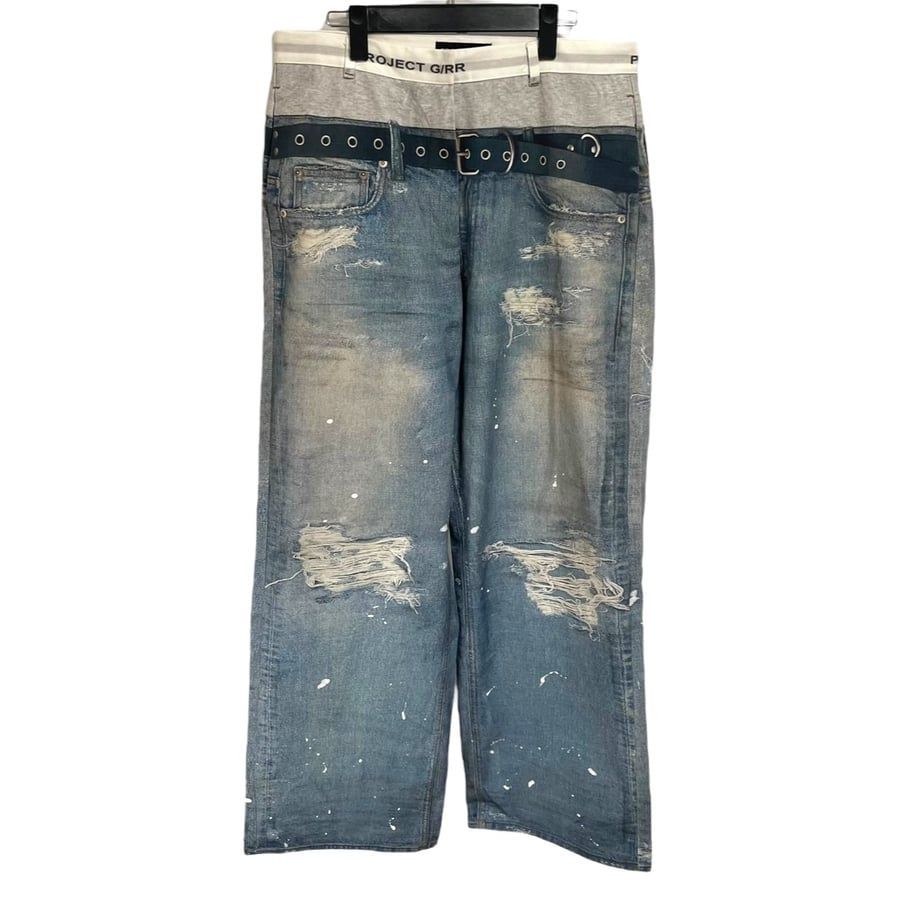 PROJECT G/R】TROMPE-L'IL DENIM PANTSプロジェクトジーアール