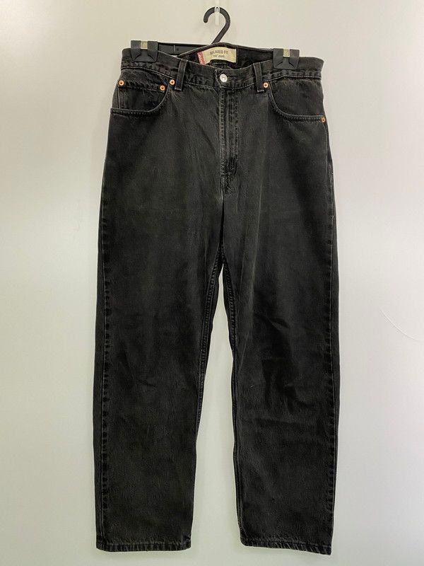 Levi s リーバイス RELAXED FIT BLACK DENIM PANT 005500260 550 リラックス フィット ブラック デニムパンツ ボトムス サイズ W34 L30 メンズ 157-250417-jt-21-min