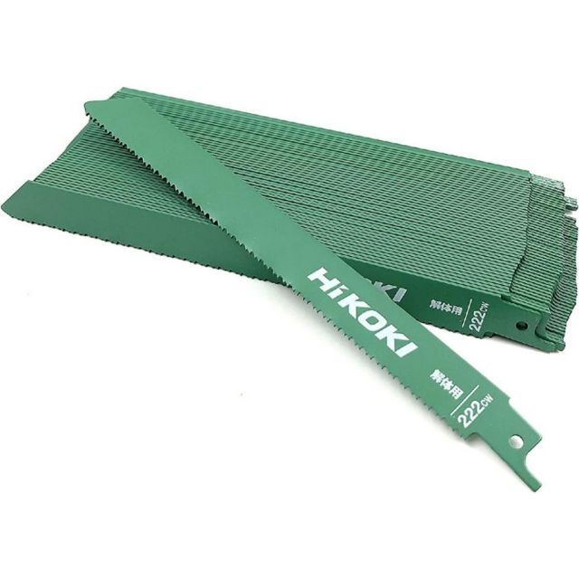 ハイコーキ HIKOKI 解体用 セーバーソーブレード 全長200mm 刃厚1.3mm 山数10|14 コンビネーション刃 No.222CW 50枚入り 0000-4433