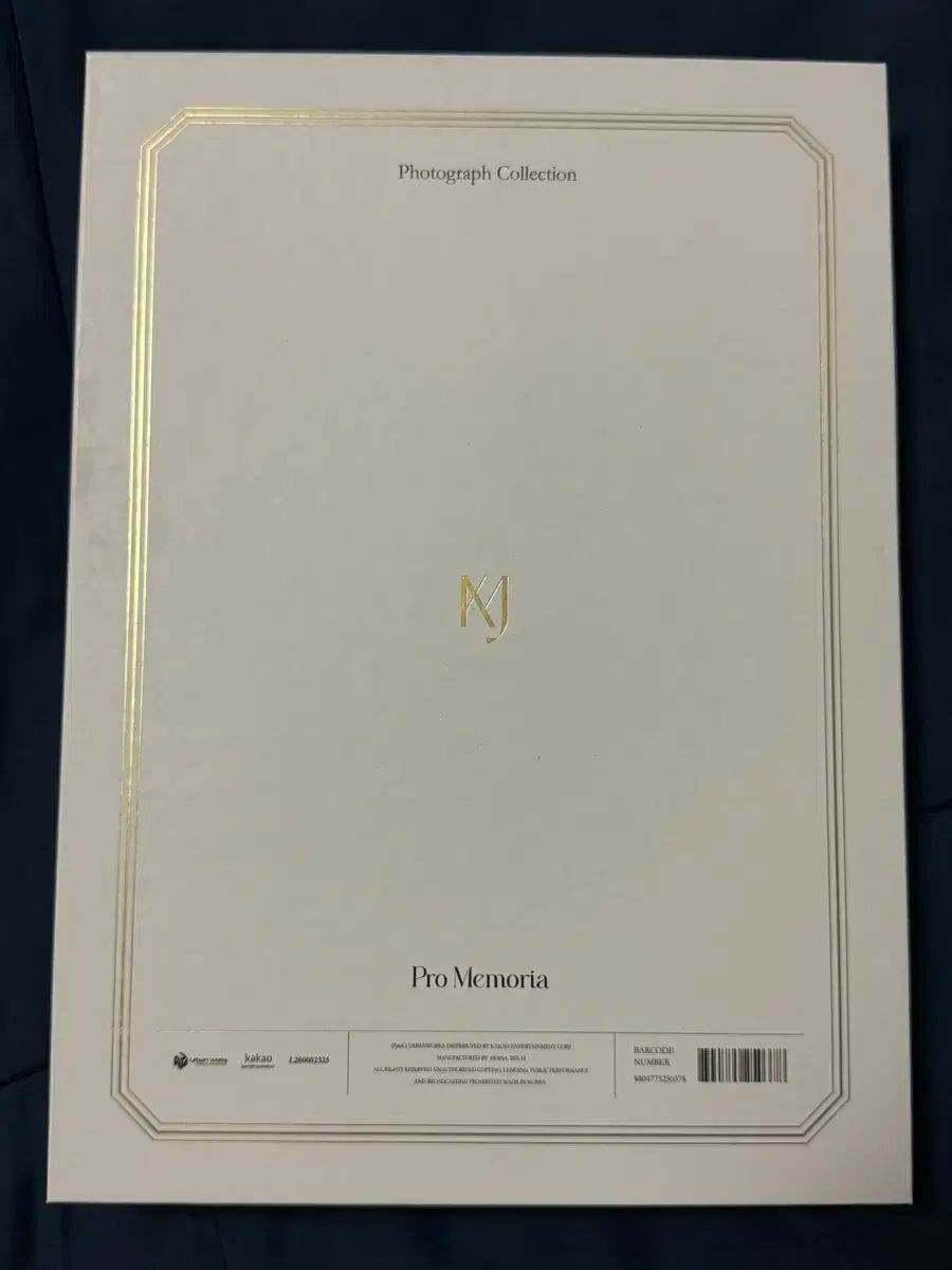 キム・ミンジュ(KIM MINJU) フォトブック PHOTOBOOK PRO MEMORIA