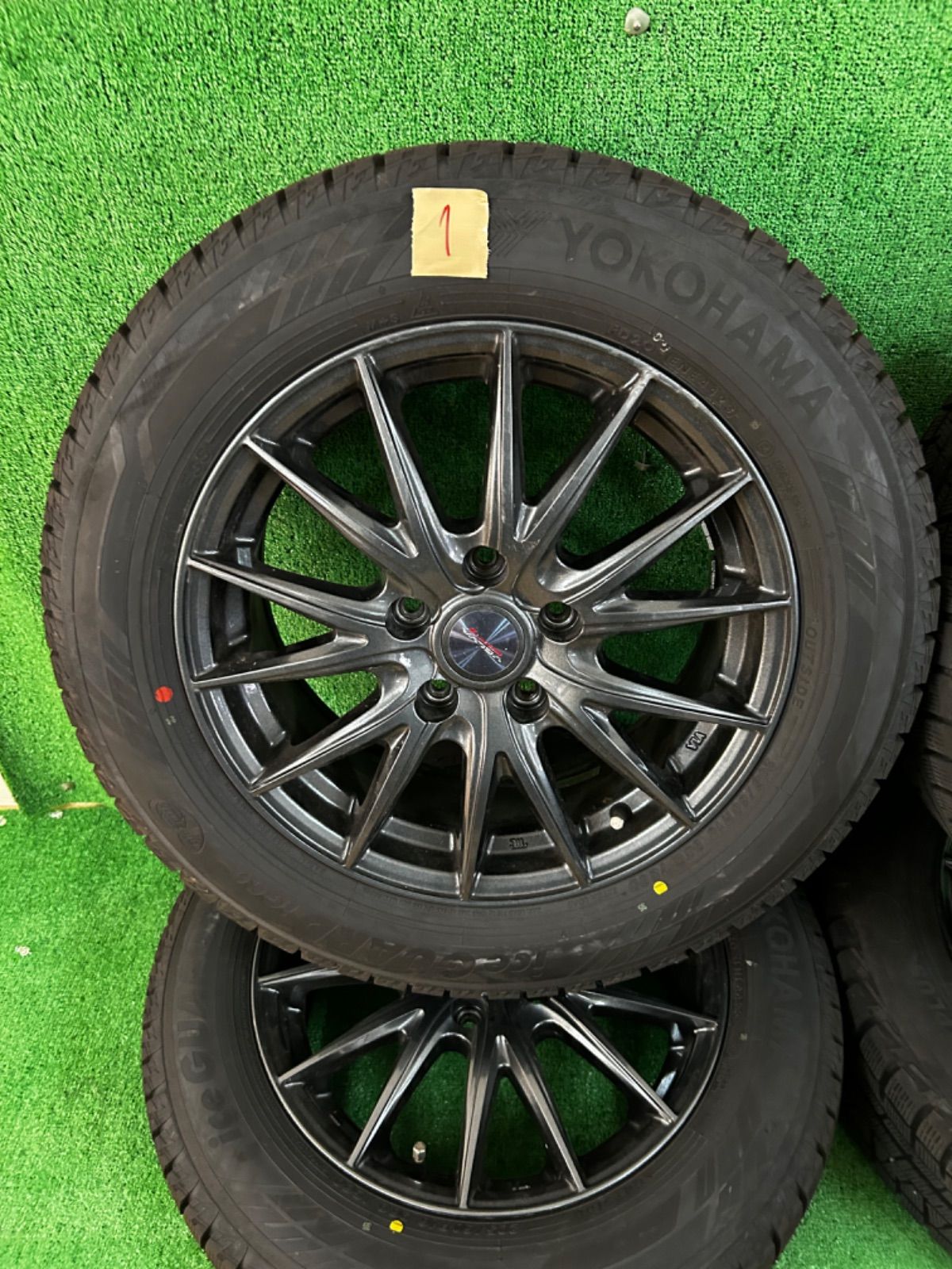 9分山】ステップワゴン【RP5】タイヤ/ホイール【205/65r16】4本 9分山