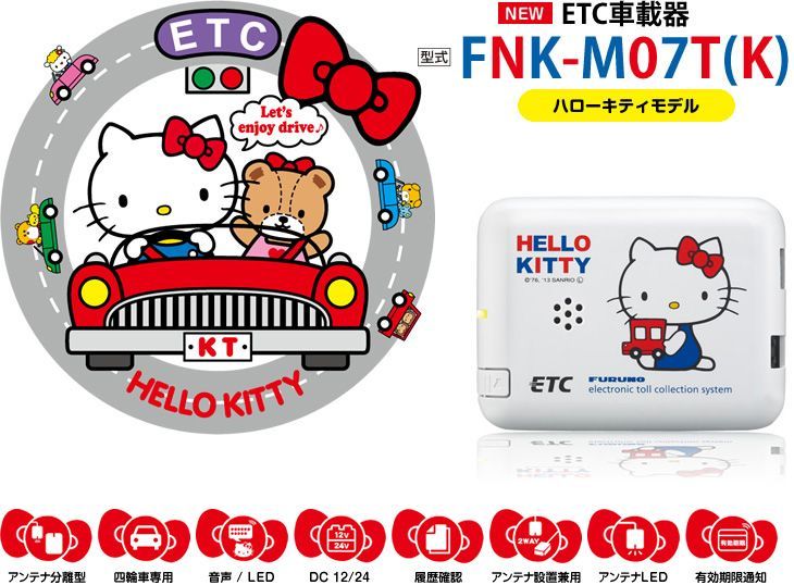 ハローキティETC車載器