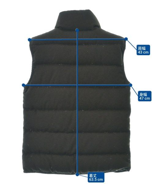 ASPESI アスペジ ブラック ダウンベスト S アスペジ】ダウンベスト
