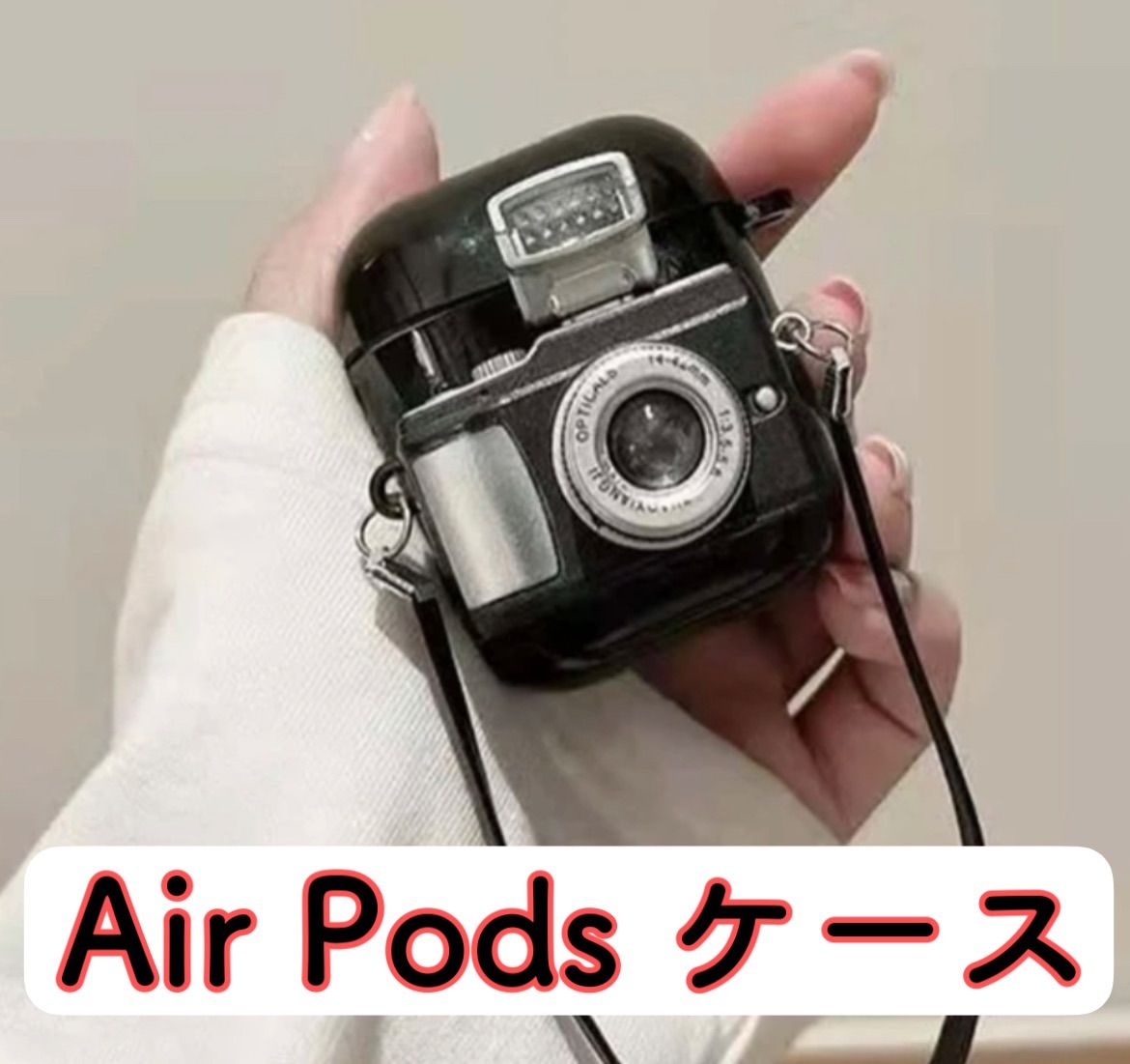 AirPodsケース カメラ型 新品未使用 - dinoa - メルカリ