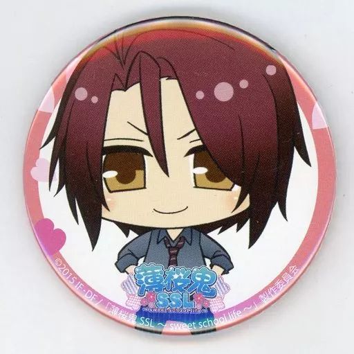 薄桜鬼 原田 缶バッジ 限定 原田左之助 オトメイト 楕円形缶バッジ
