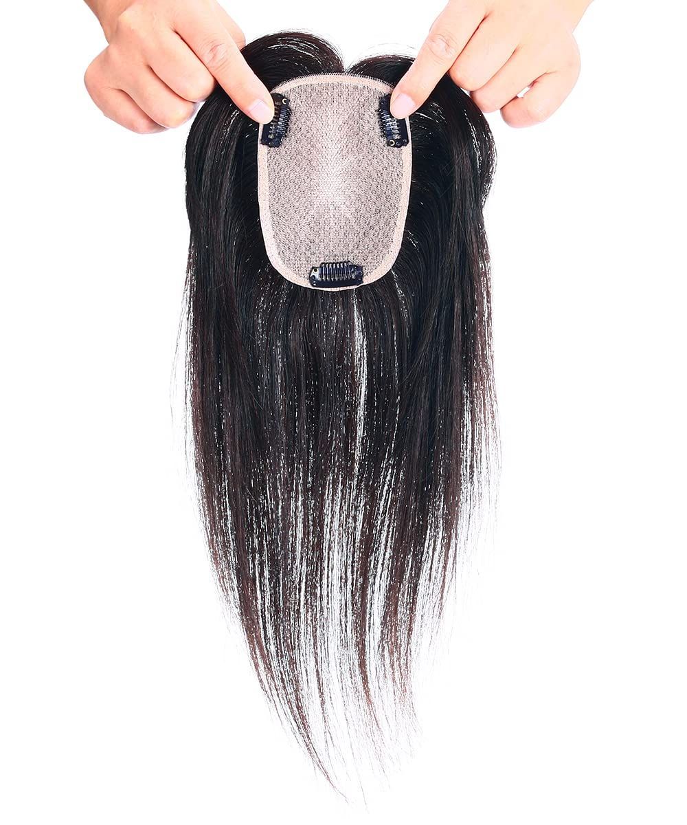 ✟ 前髪 女性用 ヘアピース ストレート 白髪隠し 脱毛 薄毛 トップカバー レデイーズ ポイントウィッグ かつら 増毛 医療用 ボリュームアップ 頭頂部 つむじ 自然 分け目 総手植え 部分かつら ウィッグ カツラ 人毛100 30CM 部分ウィッグ
