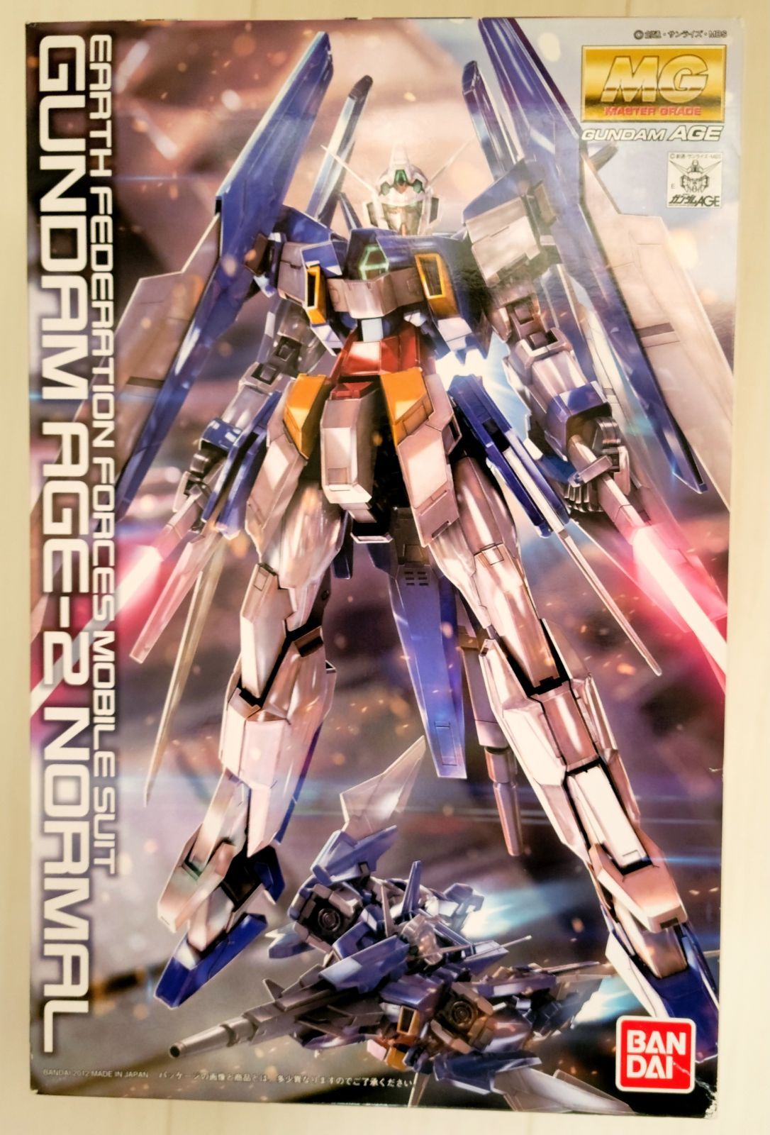 MG 1/100 ガンダムAGE-2 ノーマル 塗装済完成品 - プラモデル