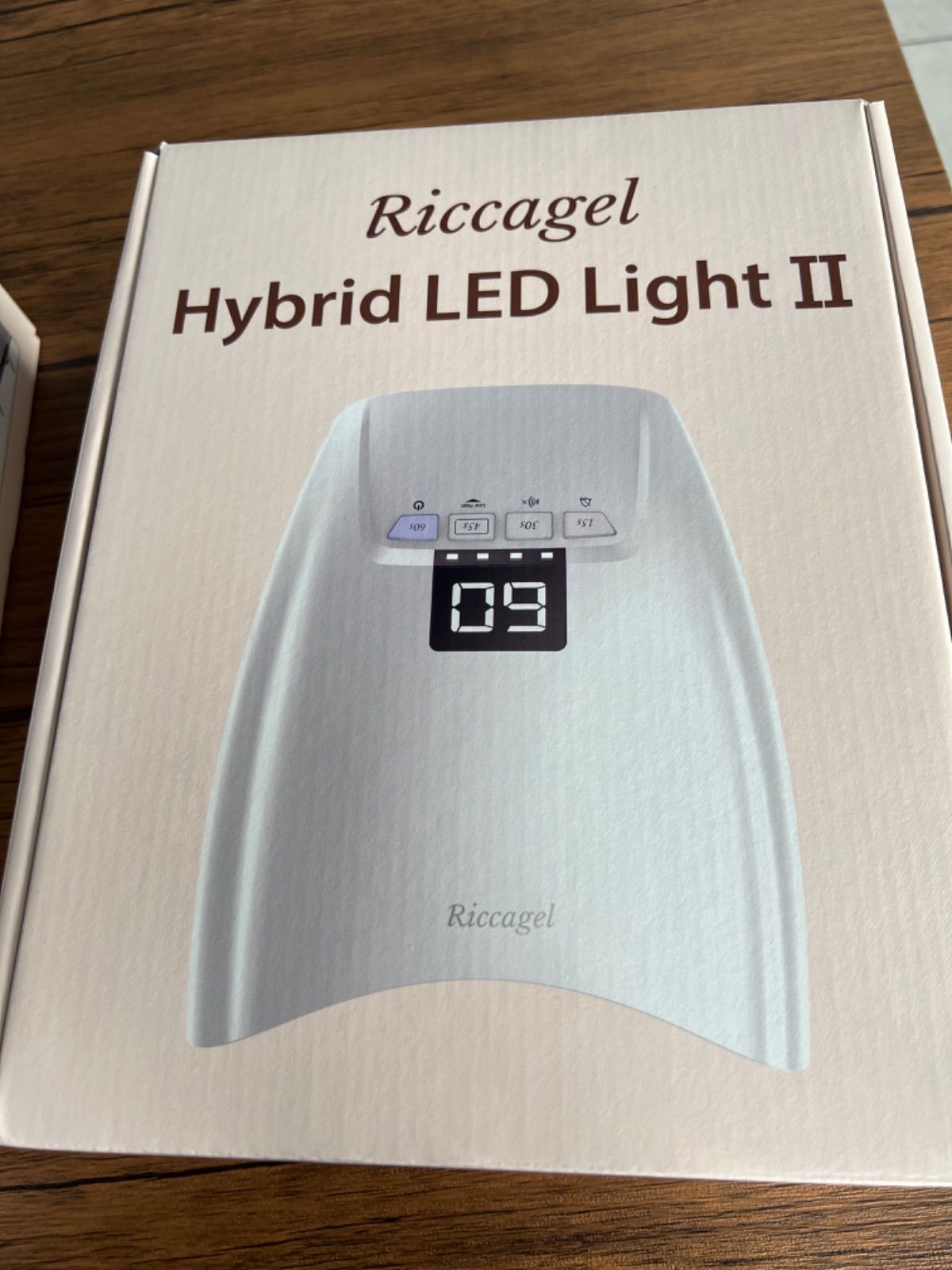 ほぼ未使用/リッカジェルハイブリッドLEDライト/ネイルLEDライト ほぼ未使用/リッカジェルハイブリッドLEDライト/ネイルLEDライト