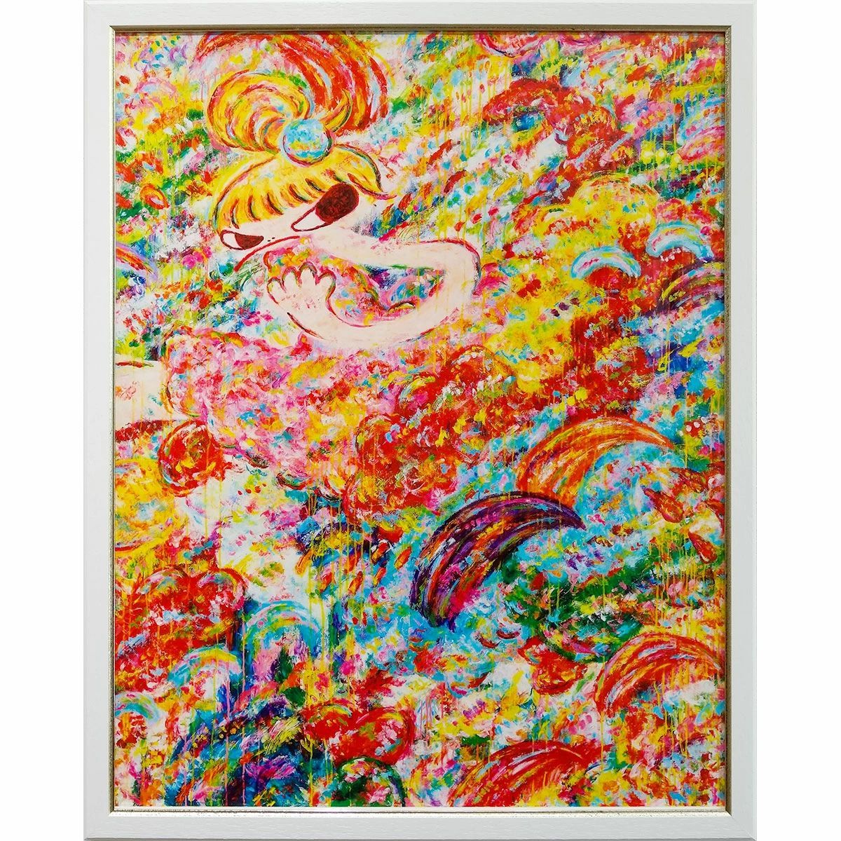 ロッカクアヤコ　千葉県立美術館　1000枚限定ポスター Amazon.co.jp: ロッカクアヤコ 魔法の手 ポスター 千葉県立美術館