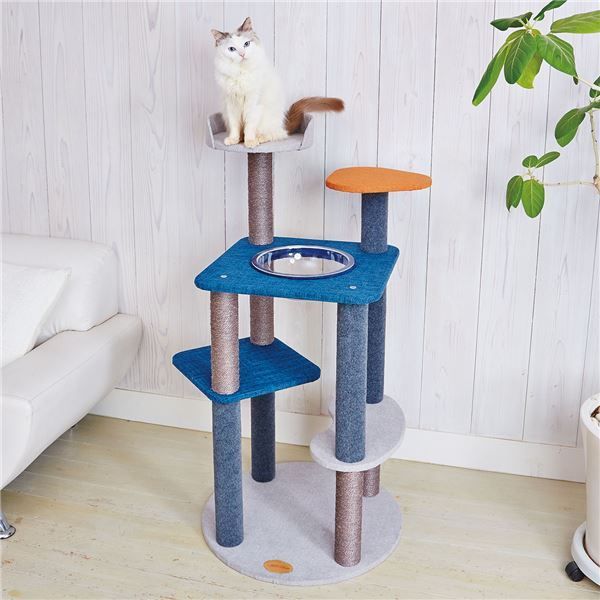 ねこまどフロートテラスキャットポール