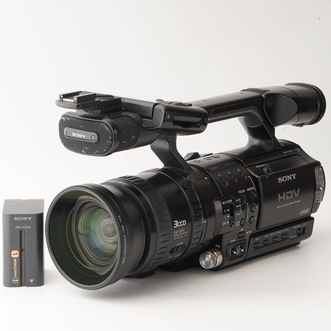 ソニー SONY HVR-Z1J 3CCD Carl Zeiss Vario-Sonnar 1 6|4 5-54 HDV カムコーダー