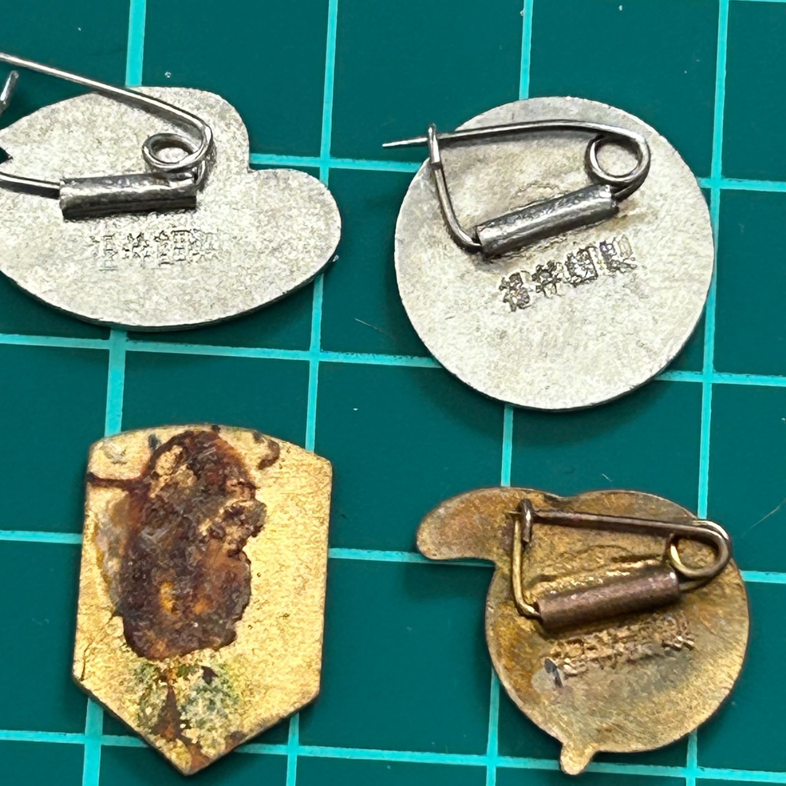 新品/SWANK アクセサリーピンバッジ　レア年代物 創価学会 Yahoo!オークション K18 ピンバッジ ヴィンテージ バッジ